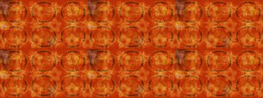 Güzel bir kış süsü. Renkli kar taneleri Raster çizimi. Raster turuncu, kahverengi ve sarı kar tanelerinden izole edilmiş..