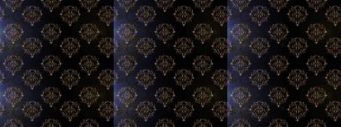 Asya tekstil tarzında. Düz Çiçek Elementleri Tasarımı. Kusursuz çiçek deseni. Raster illüstrasyonu. Renkli Bahar Temalı Kusursuz Arkaplan. Güzel kumaş deseni.