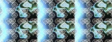 Mavi, nötr ve gri renklerde Asya tekstili. Raster illüstrasyonu. Kusursuz çiçek deseni.