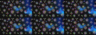 Raster illüstrasyonu. Küçük çiçekteki sevimli çiçek deseni. Modaya uygun kumaş deseni. Tony 'nin kumaş desenini çiz.