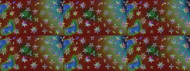 Çiçek arkaplanlı soyut zarafet eskiz deseni. Raster Güzel kumaş deseni.