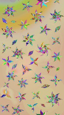 Üst manzara, yumuşak stil. Sevgililer günü ve tebrik kartı konsepti için şık bir davetiye. Çiçek kompozisyonu, el boyası, hassas şablon. Bej ve nötr renklerde manzaralı çiçek deseni.