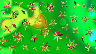 Klasik çiçek desenli. Paketleme, tekstil, duvar kâğıdı için çiçek eskizi. Yumuşak pamuk tasarımı. Raster 'ın taze dokusu. Yumuşak kiremit.