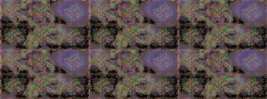 Kahverengi renkli çiçekler. Çiçekli karalama şeklinde Raster çiçek deseni. Nazikçe, güzel çiçek arkaplanı..