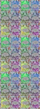 Tarafsız renklerde parlak çiçekli halı ile kusursuz desen.