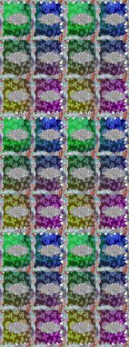 Çiçekli karalama şeklinde Raster çiçek deseni. Nazik, narin çiçek arkaplanı. Yeşil renkte çiçekler.