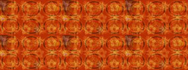 Güzel bir kış süsü. Renkli kar taneleri Raster çizimi. Raster turuncu, kahverengi ve sarı kar tanelerinden izole edilmiş..