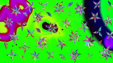 Güzel kumaş deseni. Raster illüstrasyonu. Bahar çiçekli güzel bir çiçek deseni..