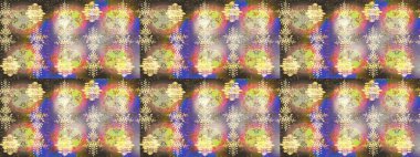 Kış kar taneleri, raster arka plan. Yüzey için tekrarlanan doku, ambalaj kağıdı, kahverengi, nötr ve bej rengi kar tanesi.