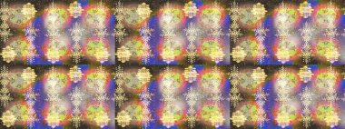 Kış kar taneleri, raster arka plan. Yüzey için tekrarlanan doku, ambalaj kağıdı, kahverengi, nötr ve bej rengi kar tanesi.