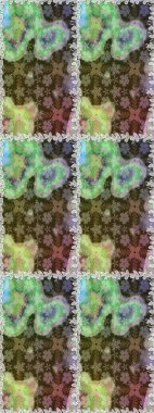 Tarafsız ve gri çiçekler. Raster hisseleri. Suluboya, elle çizilmiş. Kusursuz arkaplan deseni.