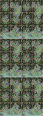 Kumaş, duvar kağıdı ve kağıt üzerine baskı yapmak için gelişen arka plan. Raster illüstrasyonu. Sevimli, pürüzsüz desenli, küçük çiçekli, klasik tarzda. Moda arka planında parlak buketler.