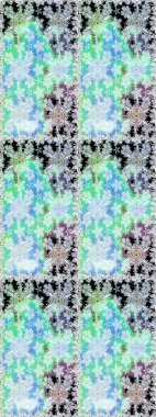 Raster illüstrasyonunda kusursuz çiçek deseni. Raster illüstrasyonu. Güzel kumaş deseni. Tarafsız ve mavi renklerde.