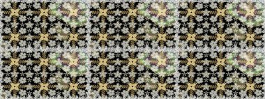 Küçük ölçekli çiçek basit şirin desende. Üretim, duvar kağıdı, baskı, hediye paketi ve scrapbooking Tekstil veya kitap için çiçek sorunsuz arka plan kapsar. Raster illüstrasyon.