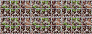 Çiçekleri, deniz kabukları, mandalaları ve suluboya efektleriyle donanma geçmişi. Kusursuz etnik tasarım. Yatak çarşafları, ceket, paket tasarımı, kumaş ve moda kavramları için tekstil baskısı.