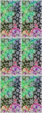 Kusursuz etnik tasarım. Yatak çarşafları, ceket, paket tasarımı, kumaş ve moda kavramları için tekstil baskısı. Çiçekleri, deniz kabukları, mandalaları ve suluboya efektleri olan deniz altyapısı.