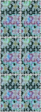 Vadinin çiçekleri tarafsız ve mavi renklerde. Raster dikişsiz çiçek deseni.