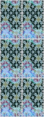 Çocuk stili. Renkli Bahar Temalı Kusursuz Arkaplan. Çiçekli, kusursuz bir arkaplan. Düz Çiçek Elementleri Tasarımı.