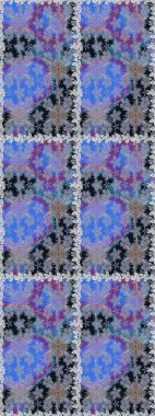 Tekstil, kumaş, kapaklar, duvar kağıtları, baskı, naylon, yapıştırma, örgü, dekupaj için çiçeksiz arkaplan. Millefleur 'lar. Küçük gri ve mavi renkte güzel bir besin torbası deseni, çiçekler..