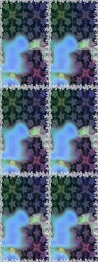 Raster deseni. Organik elementler. Suluboya etkisi. Botanik kusursuz desen.