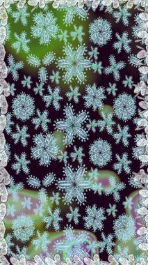 Süslü kumaş deseni. Düz Çiçek Elementleri Tasarımı. Renkli Bahar Temalı Kusursuz Arkaplan. Raster illüstrasyonunda kusursuz çiçek deseni.