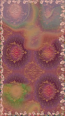 Tekstil ya da kitap kapakları, imalat, duvar kağıtları, baskı, hediye paketi ve yapıştırma kitabı için çiçeksiz arka plan. Küçük çaplı çiçeklerdeki basit şirin desenler. Raster illüstrasyonu.