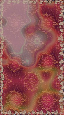 Etnik Mandala süsü. Raster Henna dövme stili. Kızılderili desenli desenli desenli şal deseni. Tekstil, tebrik kartı, boyama kitabı, telefon kılıfı baskısı için kullanılabilir.