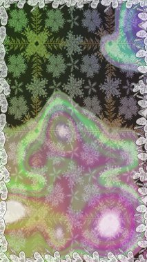 Çiçekli ipek eşarp. Retro tekstil tasarım koleksiyonu. El çizimi çiçek unsurları olan soyut, dikişsiz raster deseni. 1950-1960 motifleri. Gri ve nötr gri ve nötr.