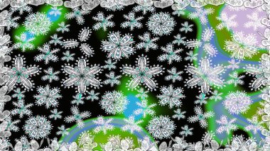 Tekstil için dikişsiz suluboya desen. Sevimli çiçeklerle, desenli, siyah ve nötr renklerle renksiz desenler. El çizimi çiçek pürüzsüz desen (taş)).