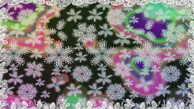 Küçük çiçekte güzel bir desen. Küçük renkli çiçekler. Çiçekli yaz çiçekleri. Motley illüstrasyonu. Kusursuz. Moda baskıları için zarif bir şablon.