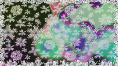 Raster illüstrasyonunda kusursuz çiçek deseni. Gri ve nötr renklerde. Raster illüstrasyonu. Güzel kumaş deseni.