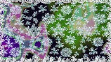 Küçük çiçekte hoş bir çiçek deseni var. Nötr ve yeşil renklerde parlak çiçeklerle soyut ve pürüzsüz desen. Çiçek elementli zarif raster dokusu..