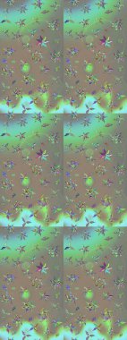 Çiçekler suluboya tarzında bej ve gri renklerde. Çiçeklerle bej ve gri renkte çizilmiş çiçek deseni.