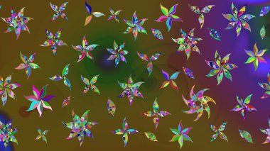 Nazik, sevimli çiçek arkaplanı. Renkli çiçekler. Raster çiçek desenli ve çiçekli..