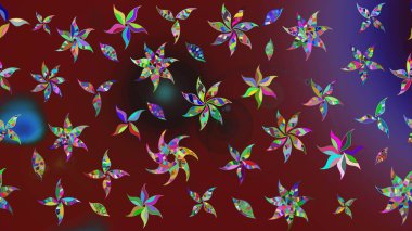 Çiçekli eskiz arkaplanı. Düz Çiçek Elementleri Tasarımı. Çocuk stili. Renkli Bahar Teması çizim şablonu.