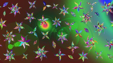 Raster stili kumaş deseni. Çiçekler suluboya çizim deseni.