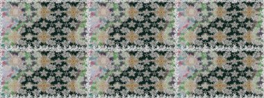 Moda baskıları için zarif bir şablon. Kusursuz. Çiçekli bahar çiçekleri. Küçük renkli çiçekler. Motley illüstrasyonu. Küçük çiçekte şirin desenler.