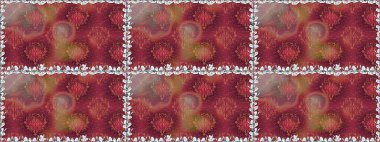 Güzel kumaş deseni. Güzel suluboya çiçek buketi pürüzsüz desen.