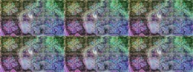 Raster. Zarif, parlak ve pürüzsüz yeşil ve nötr çiçek desenli tasarım. Sabıka baskıları, bebek kıyafetleri, duvar kâğıtları, paket kutuları vb..