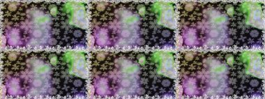 Raster illüstrasyonu. Organik motif arka planı. Kusursuz desen. Ultraviyole kumaş deseni.