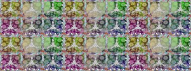 Küçük çiçekteki sevimli çiçek deseni. Tarafsız ve gri renkte çiçekler.