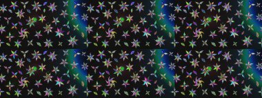 Ultraviyole kumaş deseni. Organik motif arka planı. Raster illüstrasyonu. Çizim deseni.