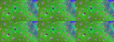 Klasik çiçek desenli. Yumuşak pamuk tasarımı. Yumuşak fayans. Paketleme, tekstil, duvar kâğıdı için çiçek eskizi. Raster taze dokusu.