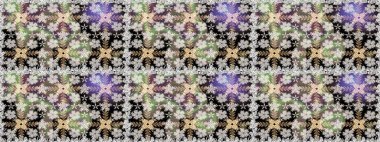 Gri ve nötr renkte çiçekler. Renkli Yaz Temalı Kusursuz Arkaplan. Sevimli çiçek raster deseni. Düz Çiçek Elementleri Tasarımı.