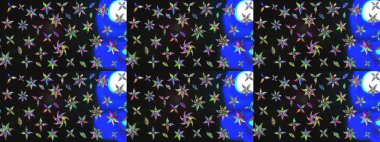 Şirin çiçekler. Çizgi çizimi kalıbı. Raster Moda kumaş deseni.