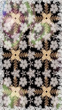 Raster düz çiçekleri pürüzsüz desen. Siyah ve bej renkli çiçekler. Tasarım hediye paketi, tebrik kartları, posterler ve afiş tasarımı.