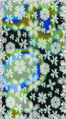 Organik elementler. Suluboya etkisi. Raster deseni. Botanik kusursuz desen.