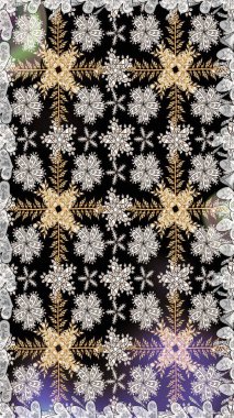 Arkaplan dokusu, duvar kağıdı, siyah ve gri renkli çiçek teması. Soyut etnik raster kusursuz desen. Kabile sanatı boho baskısı, klasik çiçek arkaplanı.