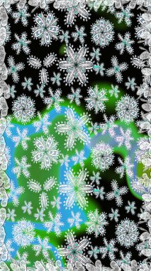 Parlak renkli fantezi çiçekleri, yapraklar, siyah ve nötr renklerde tomurcuklar, siyah ve nötr. Çiçeksiz desenli, suluboya elle çizilmiş elementler..