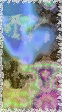 Kusursuz çiçek deseni duvar kâğıdı olarak kullanılabilir. Mavi ve nötr renklerde çiçekler. Raster illüstrasyonu.